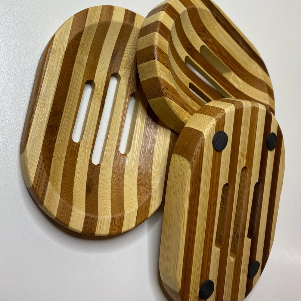 Bamboo Wood Soap Dish